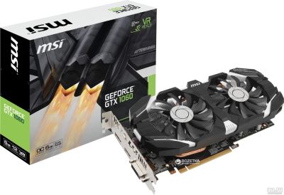 Лот: 12778550. Фото: 1. Видеокарта MSI GTX 1060 OC 6GB... Другое (компьютеры, оргтехника, канцтовары)
