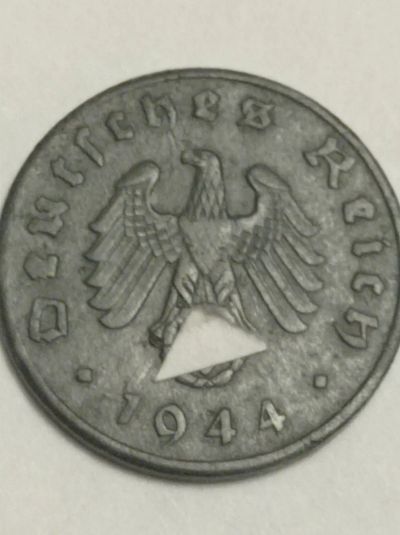 Лот: 18522156. Фото: 1. 1 пфенниг 1944 г. Германия. Монетный... Германия и Австрия