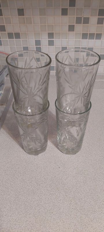 Лот: 19832822. Фото: 1. 4 стакана. Кружки, стаканы, бокалы