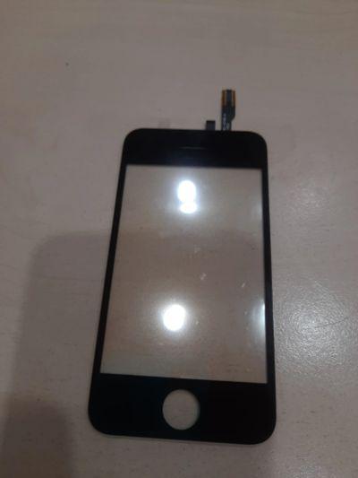 Лот: 18866024. Фото: 1. Сенсорный экран iPhone 3Gs Черный. Дисплеи, дисплейные модули, тачскрины