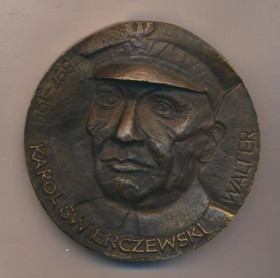 Лот: 17593514. Фото: 1. Польша медаль генерал Кароль Сверчевский... Юбилейные