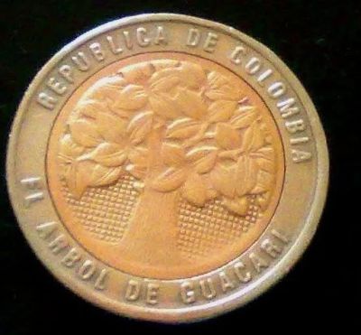 Лот: 1263394. Фото: 1. Колумбия 500 песо 1995 г. биметалл. Америка