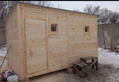 Лот: 20067108. Фото: 1. Каркасная баня 2*4. Срубы, бани, дома