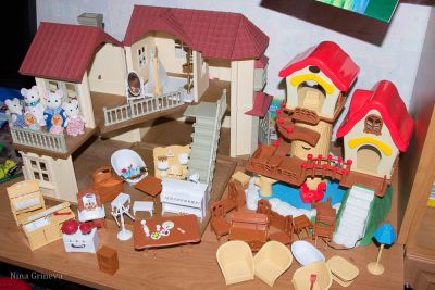 Лот: 4458317. Фото: 1. Домик со зверюшками хеппи фемили... Развивающие