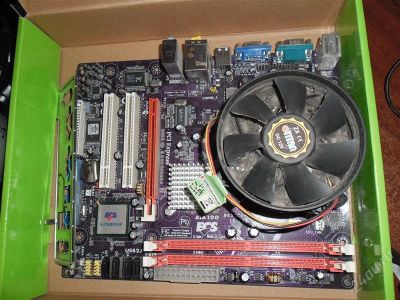 Лот: 2779893. Фото: 1. EliteGroup_945GCTM2 + Celeron... Материнские платы