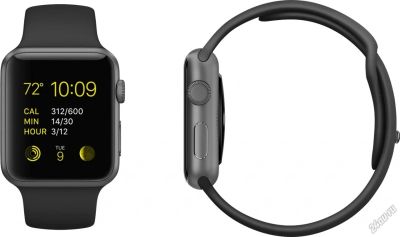 Лот: 5704559. Фото: 1. Apple Watch Sport 42mm with Sport... Смарт-часы, фитнес-браслеты, аксессуары