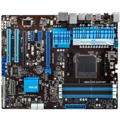 Лот: 5515055. Фото: 1. Материнская плата ASUS M5A97 AMD970... Материнские платы