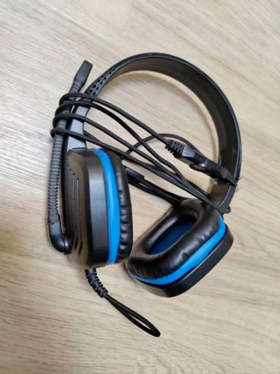 Лот: 25883487. Фото: 1. Наушники с микрофоном Sades SA-711... Наушники, гарнитуры