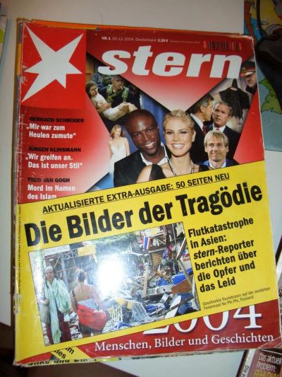 Лот: 4071626. Фото: 1. журнал на немецком Stern 2004. На иностранном языке