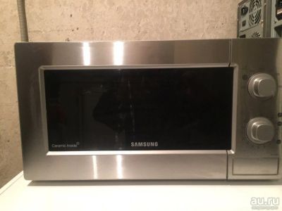 Лот: 8365114. Фото: 1. Миктоволновка самсунг керамик... Микроволновки, мини-печи
