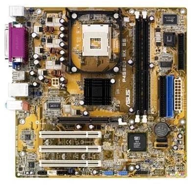 Лот: 1310560. Фото: 1. Материнская плата ASUS P4S800-MX. Материнские платы