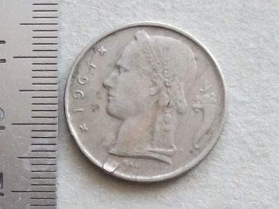 Лот: 18996897. Фото: 1. Монета 5 пять франк Бельгия 1961... Европа
