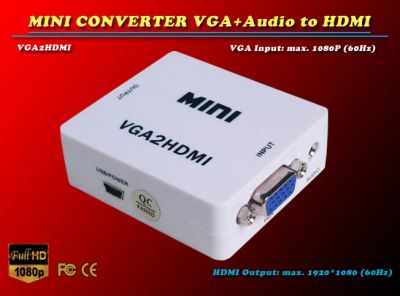 Лот: 6028845. Фото: 1. (VGA2HDMI) VGA + Audio to HDMI... Другое (аксессуары)