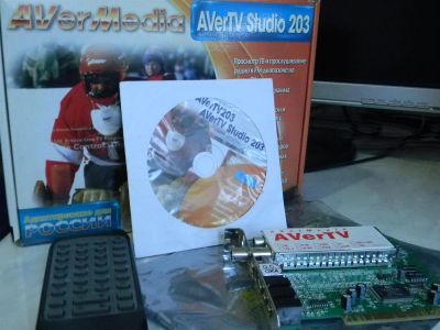 Лот: 3371220. Фото: 1. AVerTV Studio 203. ТВ-тюнеры и карты захвата