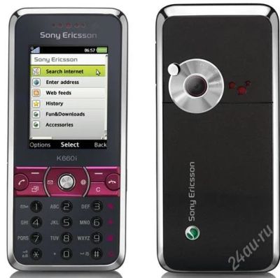 Лот: 1740541. Фото: 1. Корпус Sony Ericsson K660 (черный... Корпуса, клавиатуры, кнопки