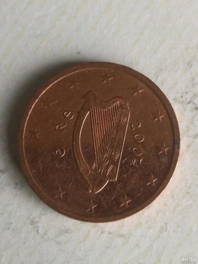 Лот: 15942050. Фото: 1. Ирландия 2 евроцента, 2004. Европа