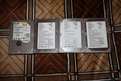 Лот: 4583009. Фото: 1. Жесткие диски 4 шт. Возможно неисправны. Жёсткие диски (HDD)