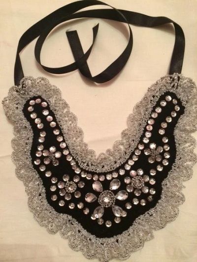 Лот: 4974132. Фото: 1. Воротничок Ручная работа 2. Другое (ювелирные изделия, бижутерия, часы)