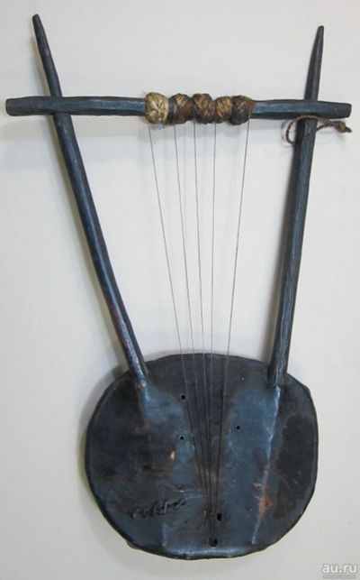 Лот: 17453366. Фото: 1. Эфиопский струнный музыкальный... Другие струнные