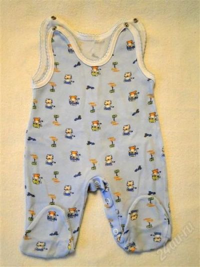 Лот: 1384774. Фото: 1. Очень мягкие ползунки с котятами... Ползунки, распашонки, слипы