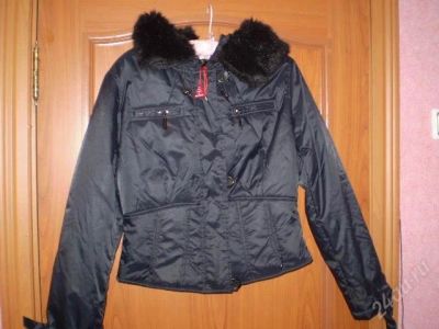 Лот: 36364. Фото: 1. куртка женская чёрная 44 р! Новьё... Красноярск