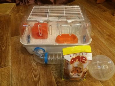 Лот: 11064322. Фото: 1. Клетка Combi 1 с игровыми туннелями... Домики, переноски, клетки, когтеточки