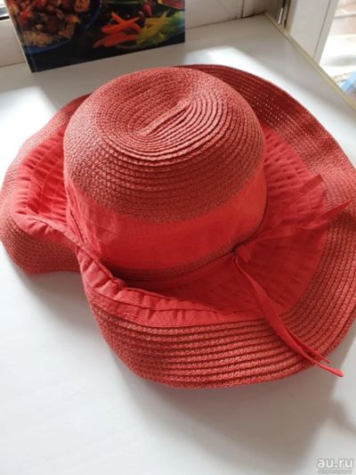 Лот: 17609554. Фото: 1. Шляпа красная. Карнавальные маски, шляпы, аксессуары