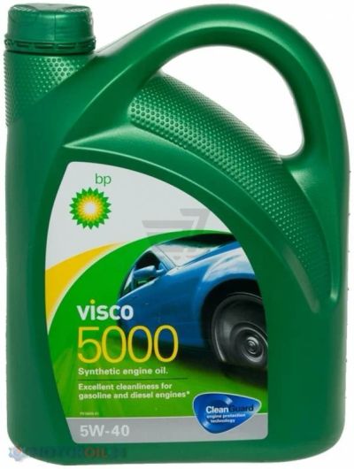 Лот: 12274520. Фото: 1. BP Visco 5000 5w-40 sl/cf 4л. Масла, жидкости
