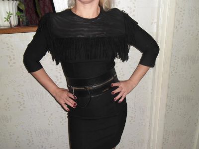 Лот: 3211505. Фото: 1. платье с бахромой. Платья