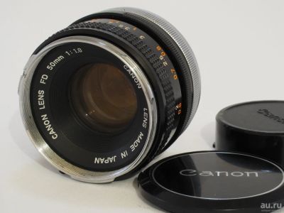 Лот: 9375522. Фото: 1. Сanon FD 50mm/f1,8 "сhrome nose... Объективы