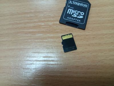 Лот: 25885661. Фото: 1. Флеш карта microSD 128gb + адаптер... Карты памяти