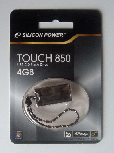 Лот: 4627360. Фото: 1. USB Flash 4Gb Silicon Power Touch... USB-флеш карты