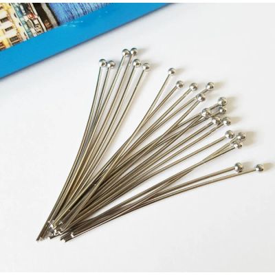 Лот: 25888588. Фото: 1. Пины металлические «Шарик» — штифты... Материалы для ручной работы