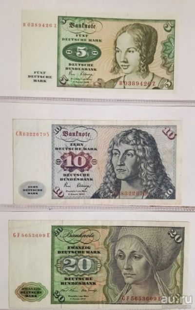 Лот: 16332279. Фото: 1. 5, 10, 20 марок 1980 год. Германия... Германия и Австрия