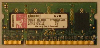 Лот: 746711. Фото: 1. DDR2 256MB Kingston KVR533D2S4... Оперативная память