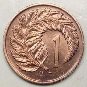 Лот: 1448561. Фото: 1. Новая Зеландия. 1 цент 1974г... Австралия и Океания