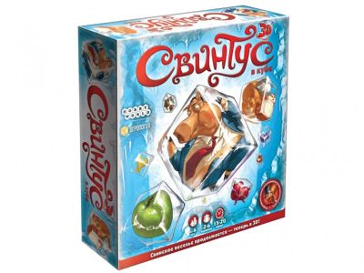 Лот: 7380261. Фото: 1. Настольная игра Свинтус 3D в кубе. Настольные игры, карты