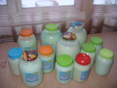 Лот: 2921587. Фото: 1. Козье молоко ЛПХ "Молочная река... Молоко и молочные продукты