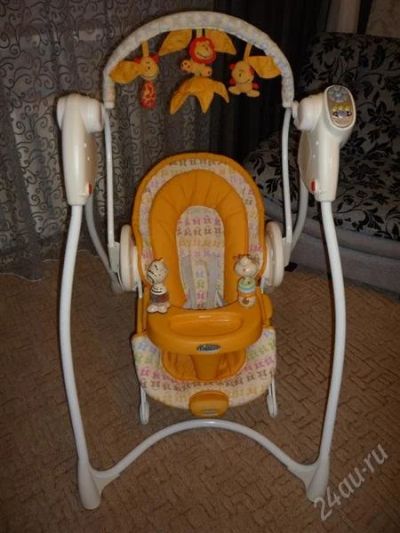 Лот: 1850899. Фото: 1. Электрокачели Graco Swing'n'bounce... Ходунки, прыгунки, качели