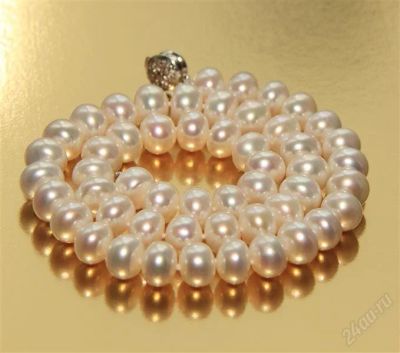 Лот: 1986408. Фото: 1. Прекрасное ожерелье из белого... Колье