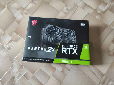 Лот: 18241652. Фото: 1. GeForce RTX™ 3060 Ti Msi Ventus... Видеокарты