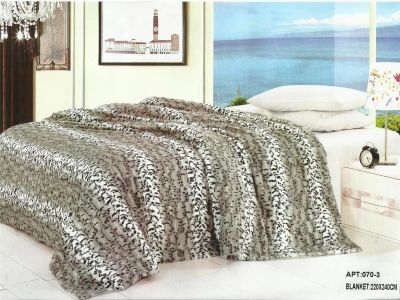 Лот: 3357464. Фото: 1. Продам покрывало плед серая норка... Одеяла, подушки