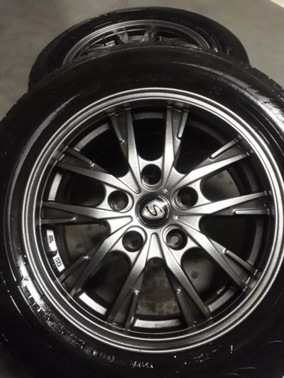 Лот: 25880982. Фото: 1. Колеса литье Toyota БП Dunlop... Шины на дисках