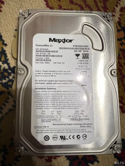 Лот: 18300873. Фото: 1. HDD 350 GB. Жёсткие диски (HDD)