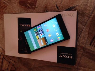 Лот: 4661399. Фото: 1. Sony Xperia Z, отличное состояние... Смартфоны