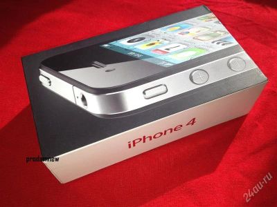 Лот: 1910138. Фото: 1. Apple iPhone 4, 8GB, Black, New... Смартфоны