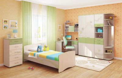 Лот: 4520335. Фото: 1. Мебель для детской комнаты«Акварель... Комплекты детской мебели