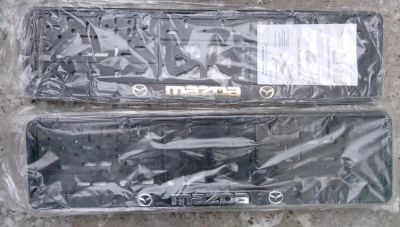 Лот: 6495501. Фото: 1. Рамка номера с защелкой Mazda... Детали тюнинга