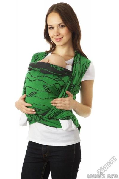 Лот: 5864910. Фото: 1. Слинг-шарф "Ловец снов", киви... Слинги, эрго рюкзаки, переноски