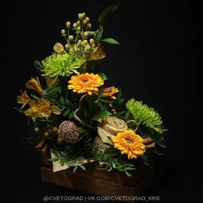 Лот: 6788531. Фото: 1. Композиция в боксе с вареньем... Свежие цветы